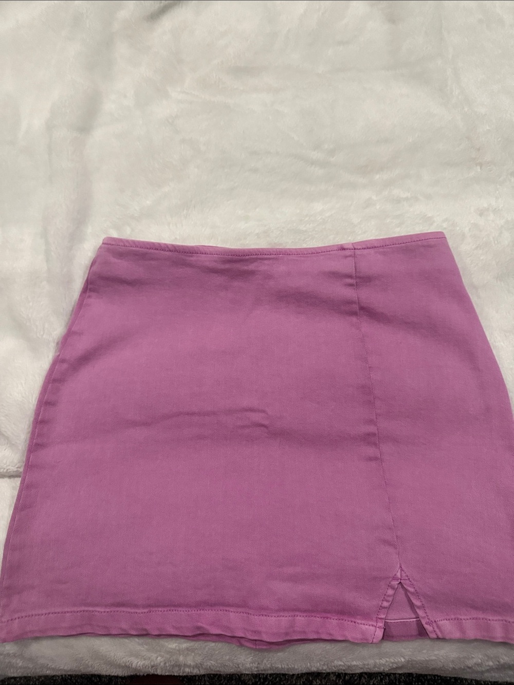 wild fable Lavender Mini Skirt with Front Notch